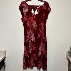 Roxy Midi Dress - floral print